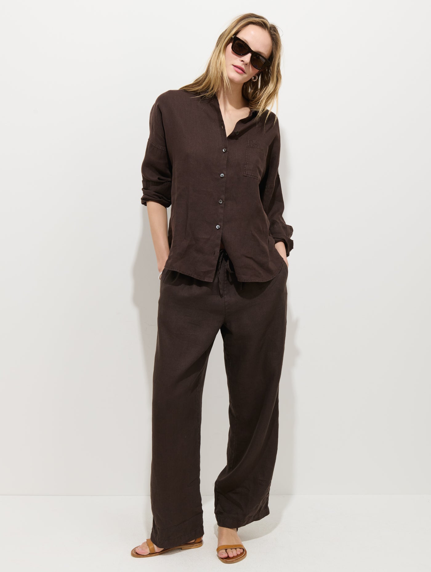 The Jo Shirt In Linen