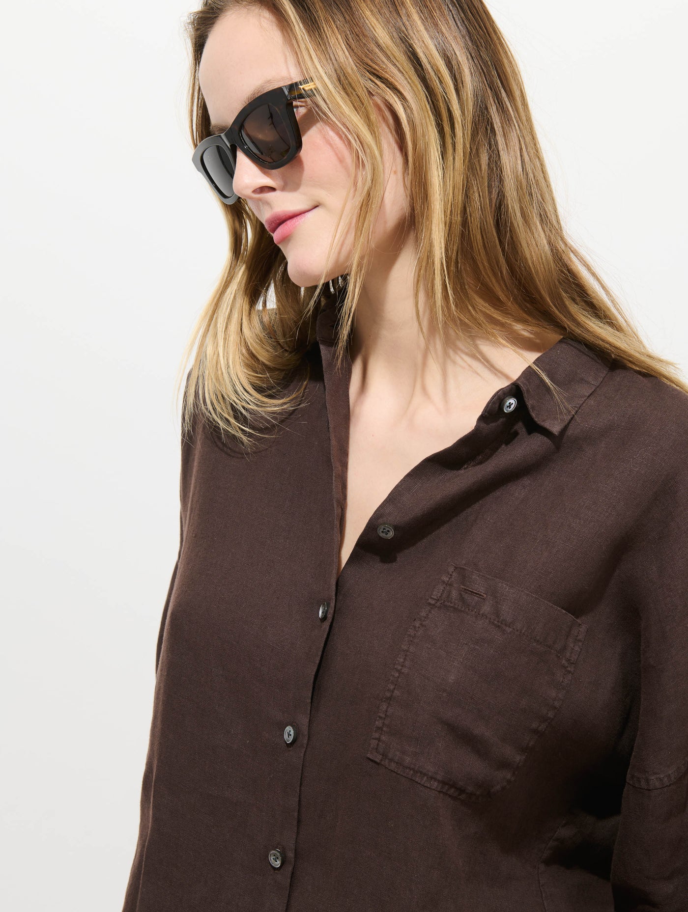 The Jo Shirt In Linen
