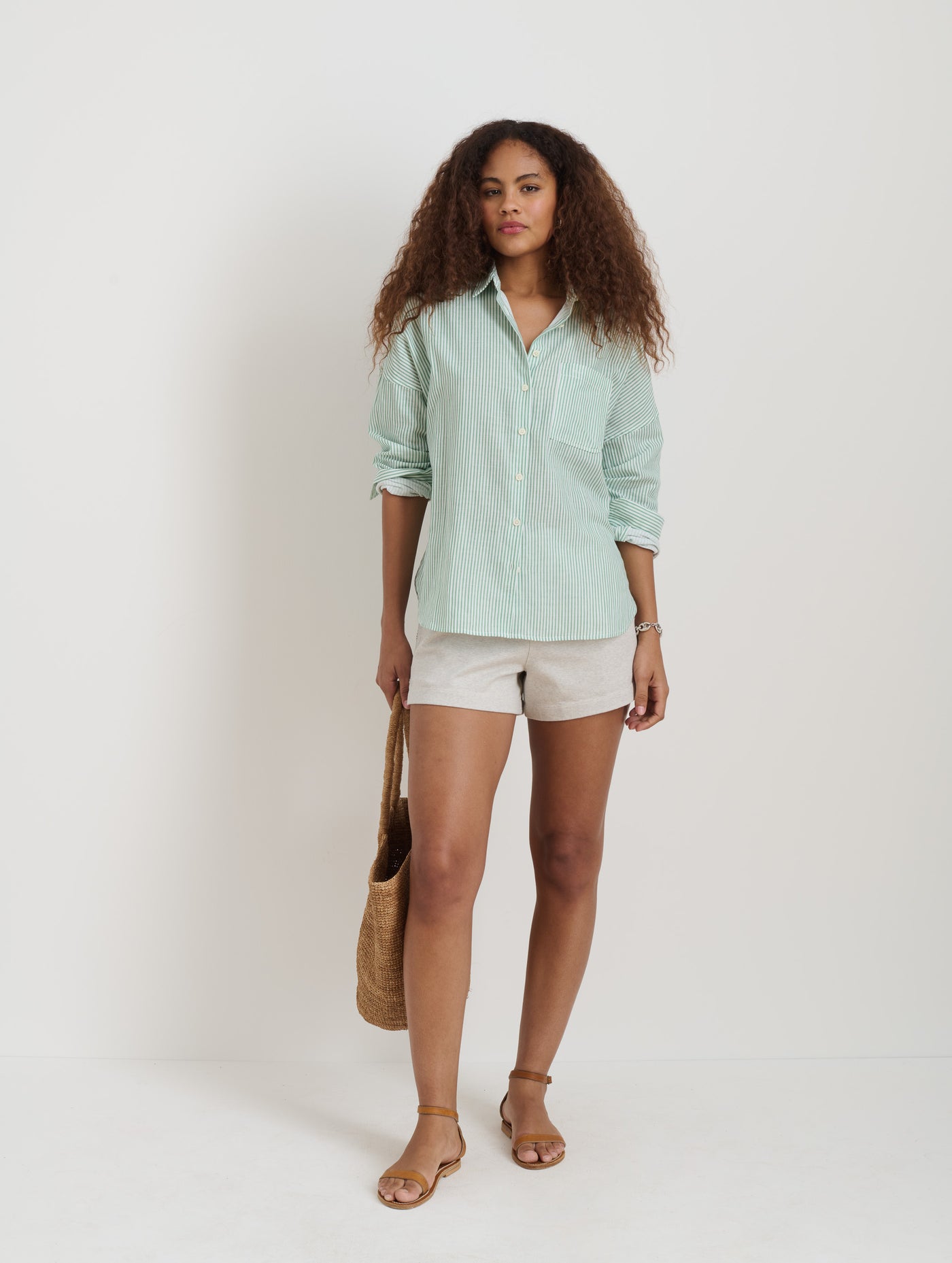 Jo Shirt In Double Gauze