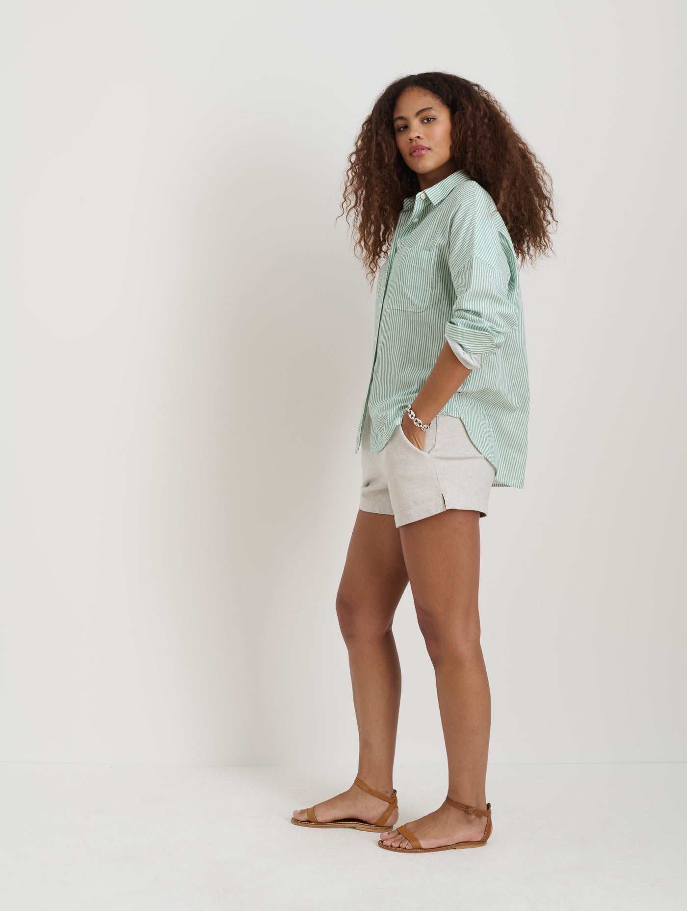 Jo Shirt In Double Gauze