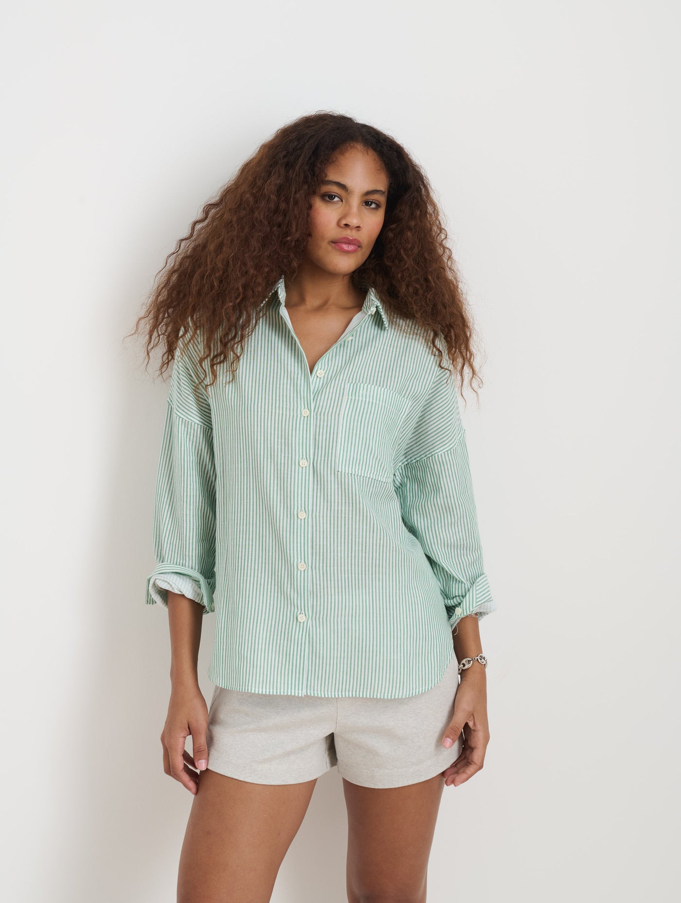 Jo Shirt In Double Gauze
