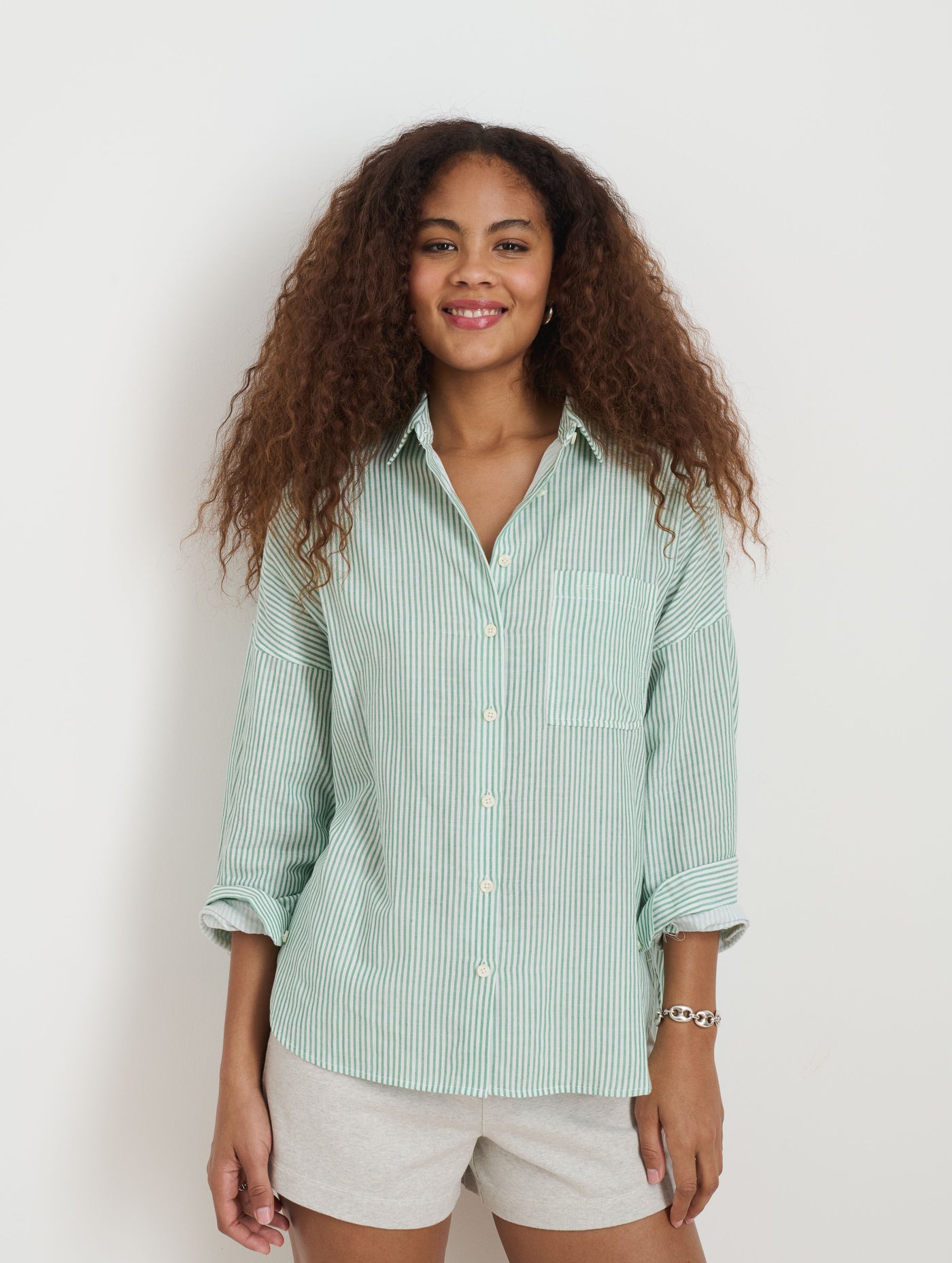 Jo Shirt In Double Gauze