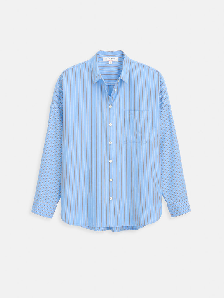 Jo Striped Shirt In Cotton Poplin