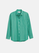 Jo Striped Shirt In Cotton Poplin