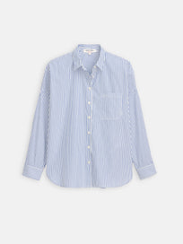Jo Striped Shirt In Cotton Poplin