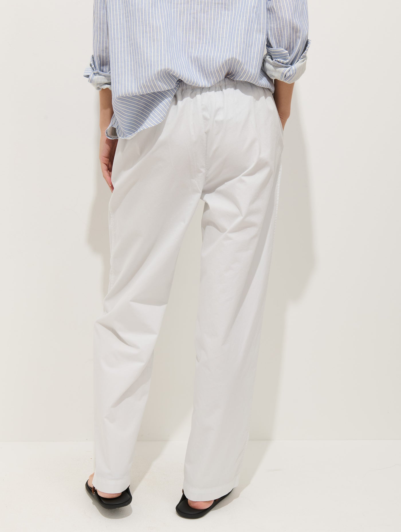 Hudson Pull On Pant In Cotton Twill