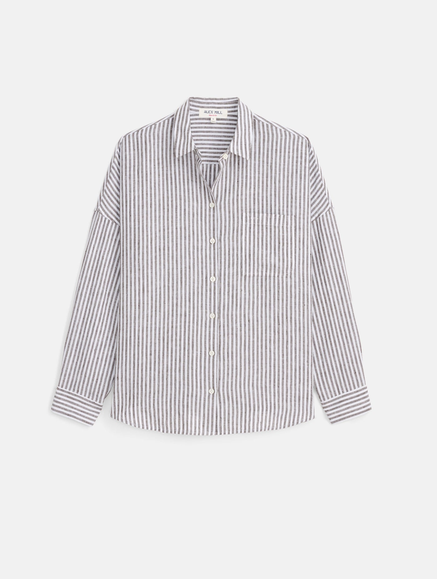 Jo Striped Shirt In Linen