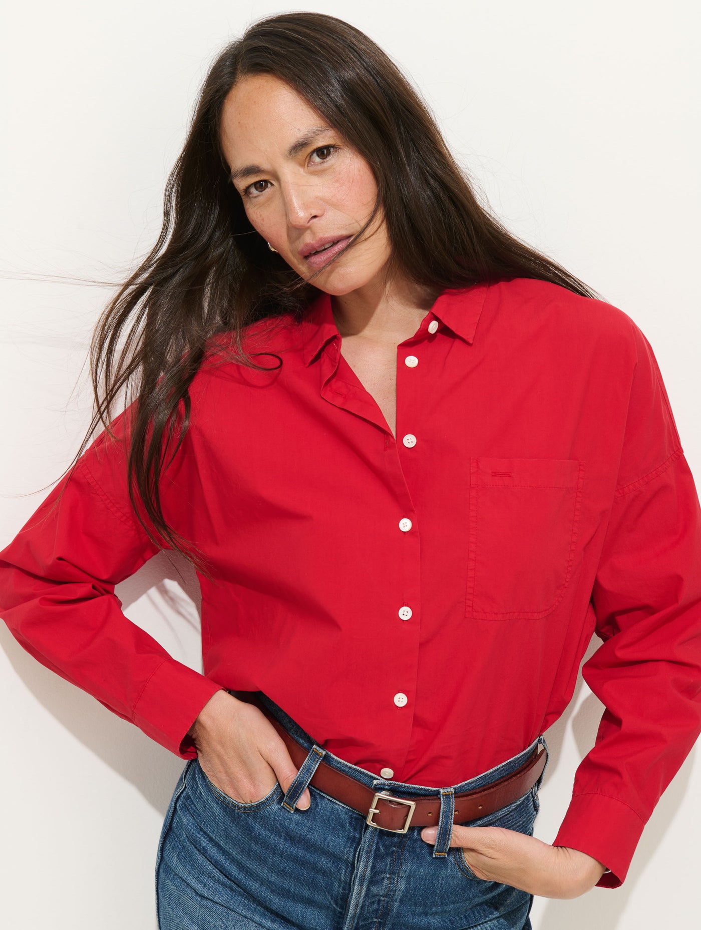 Jo Shirt In Cotton Poplin