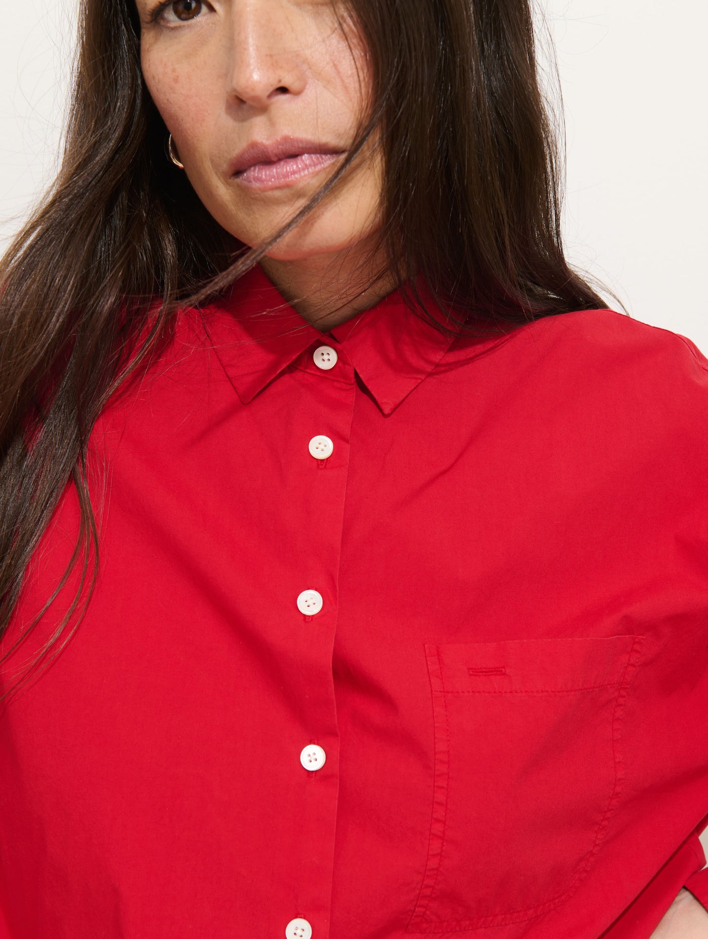 Jo Shirt In Cotton Poplin