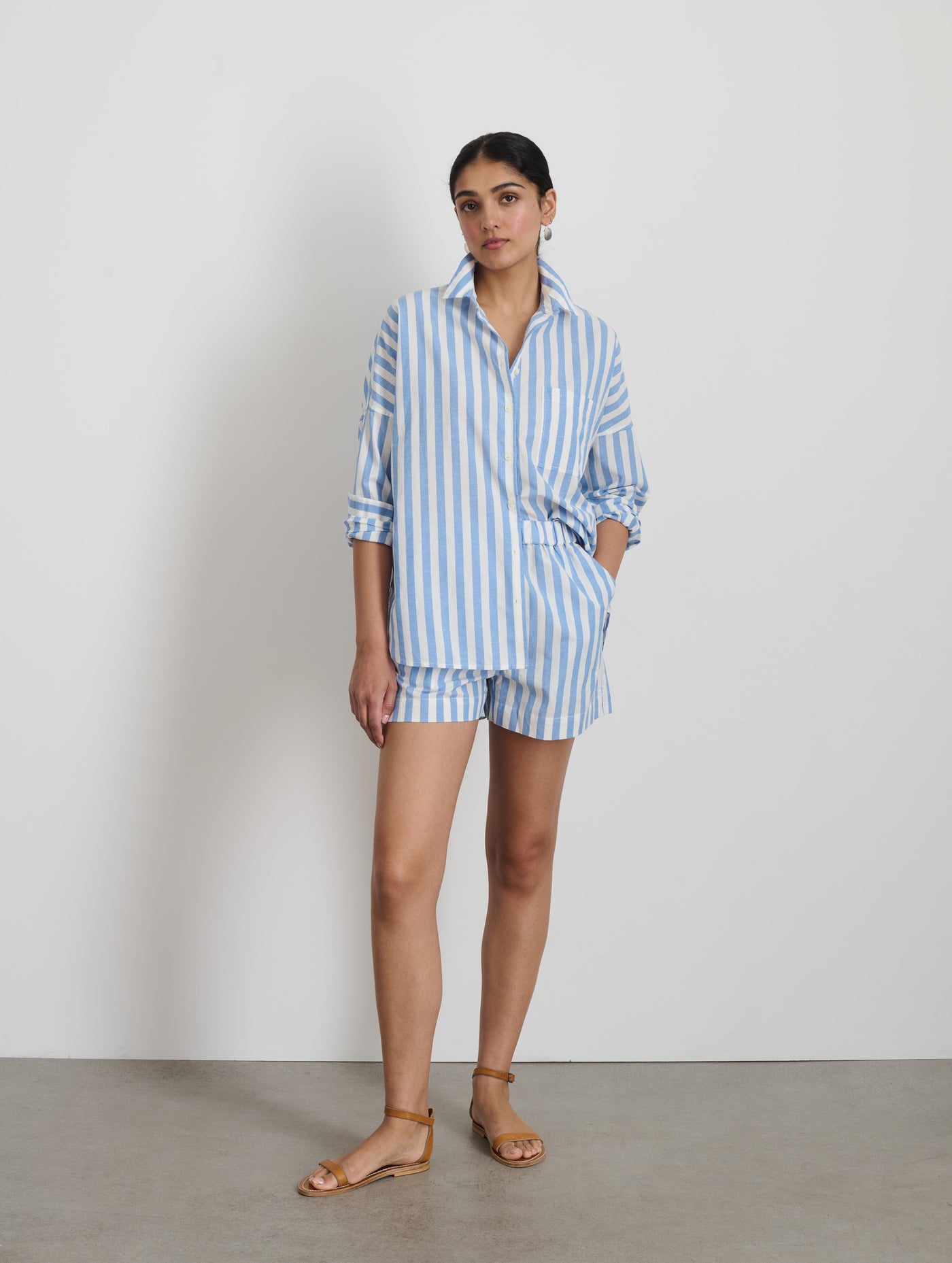 Jo Shirt in Positano Stripe