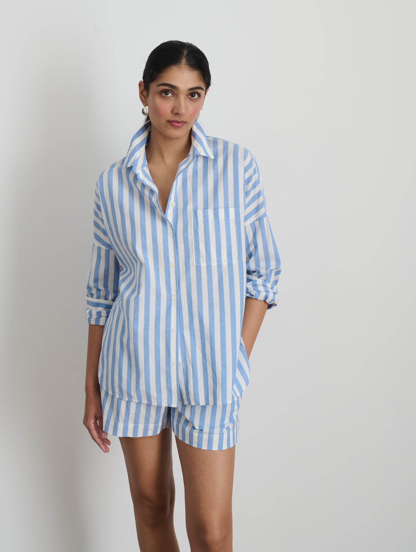 Jo Shirt in Positano Stripe