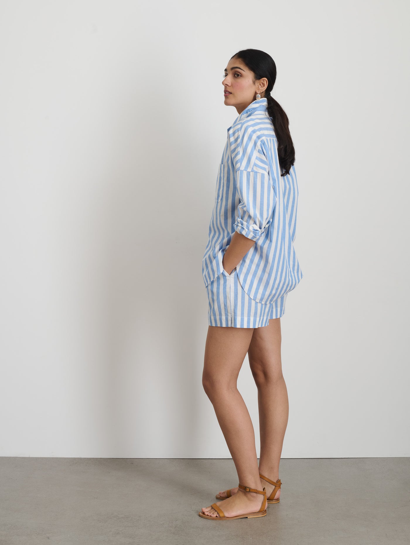 Jo Shirt in Positano Stripe