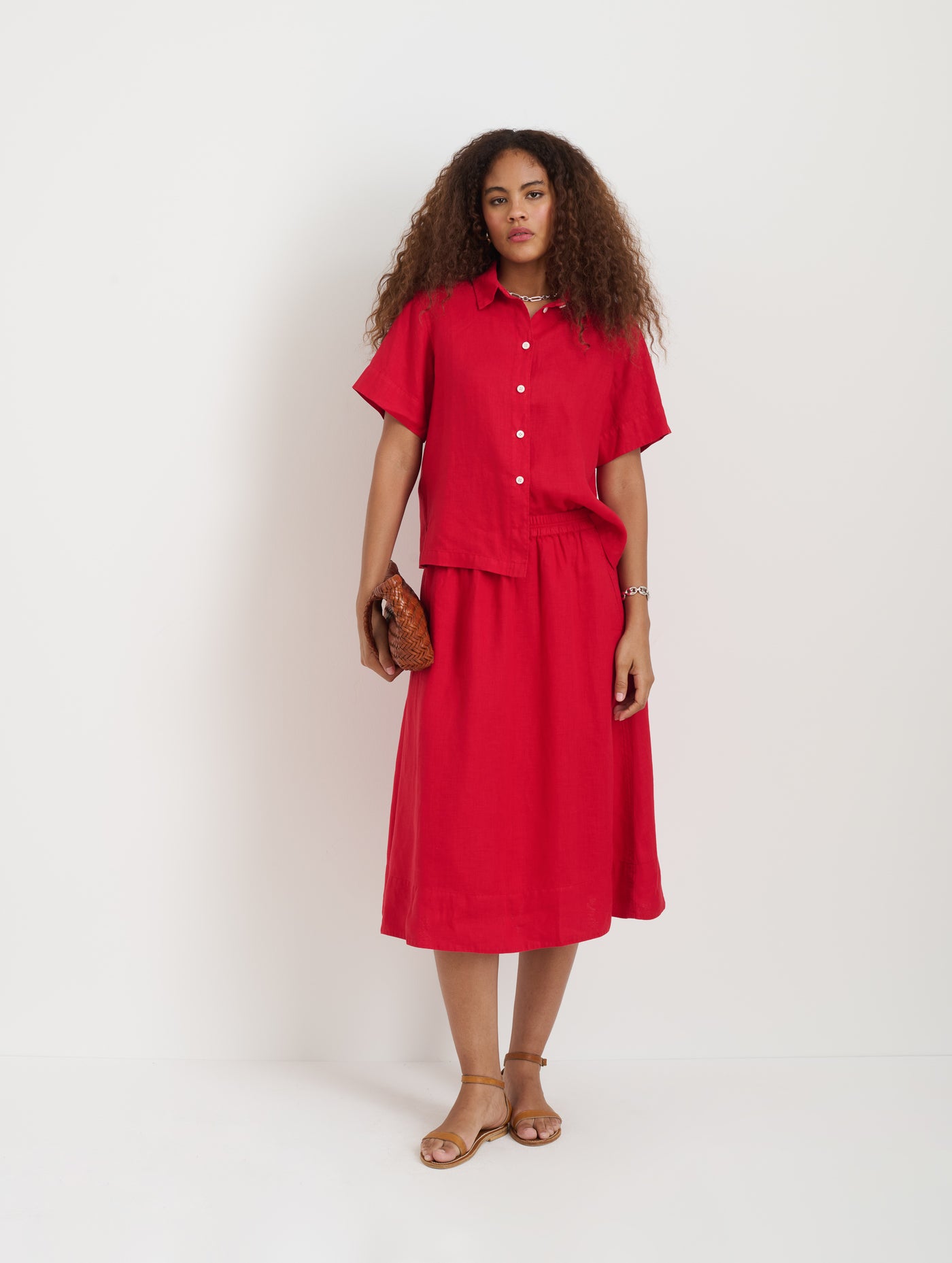 Maddie Skirt in Linen