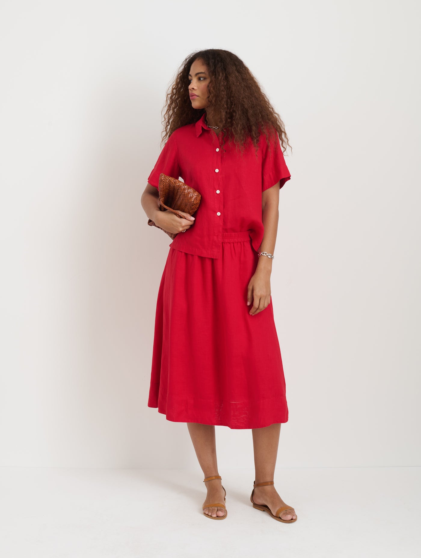 Maddie Skirt in Linen