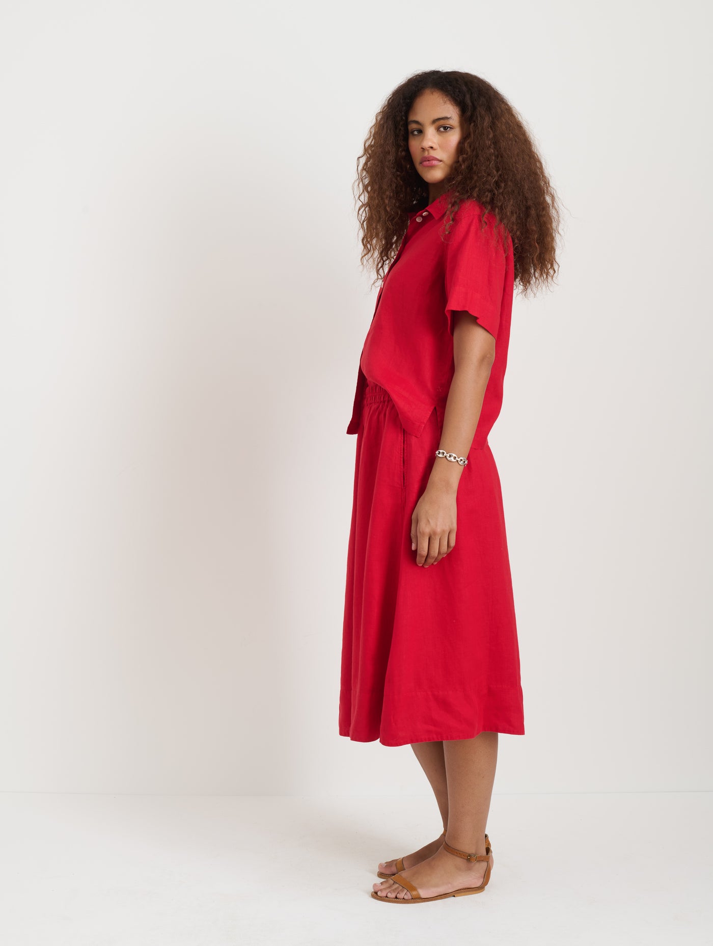 Maddie Skirt in Linen