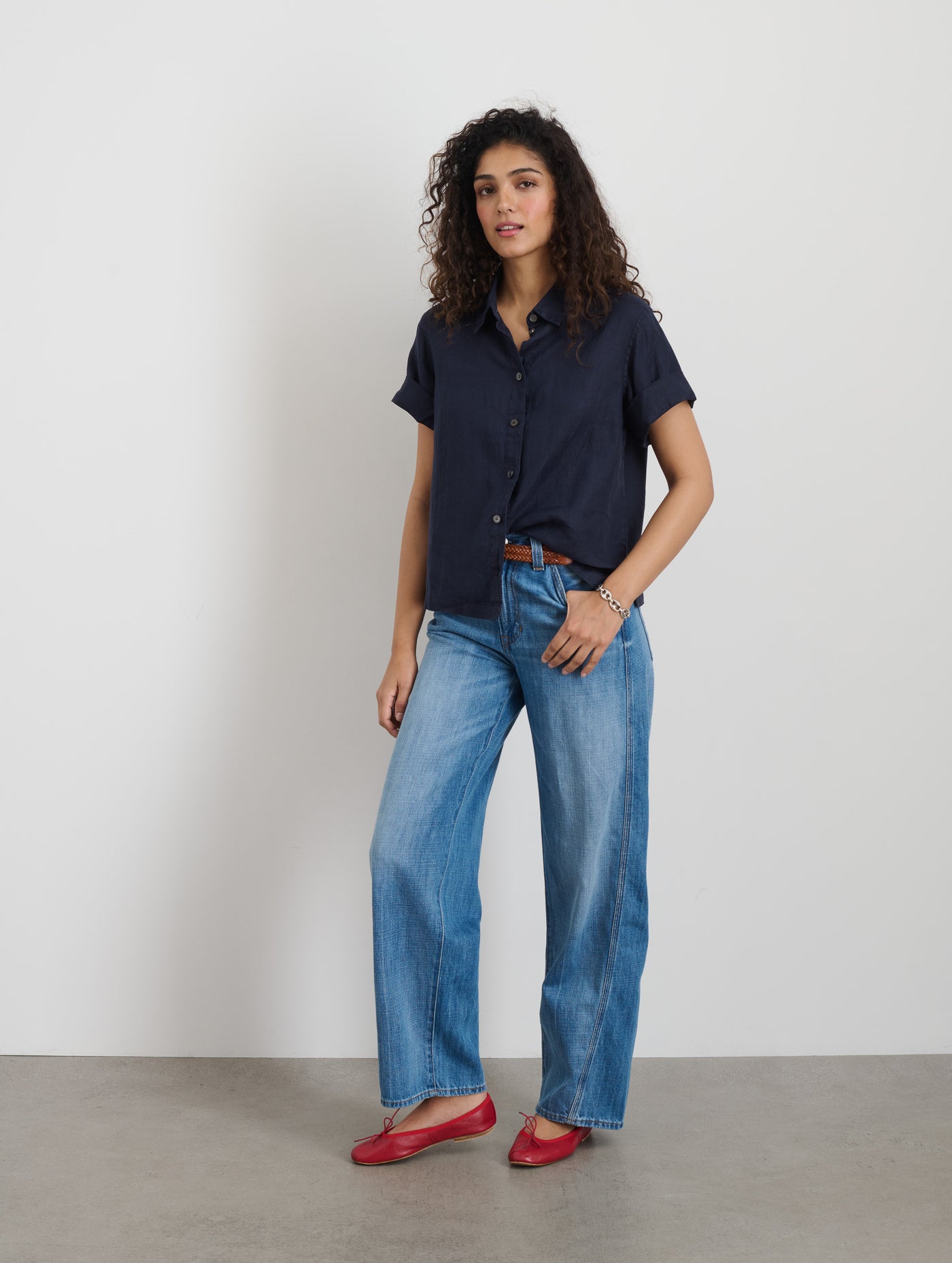 Maddie Shirt In Linen