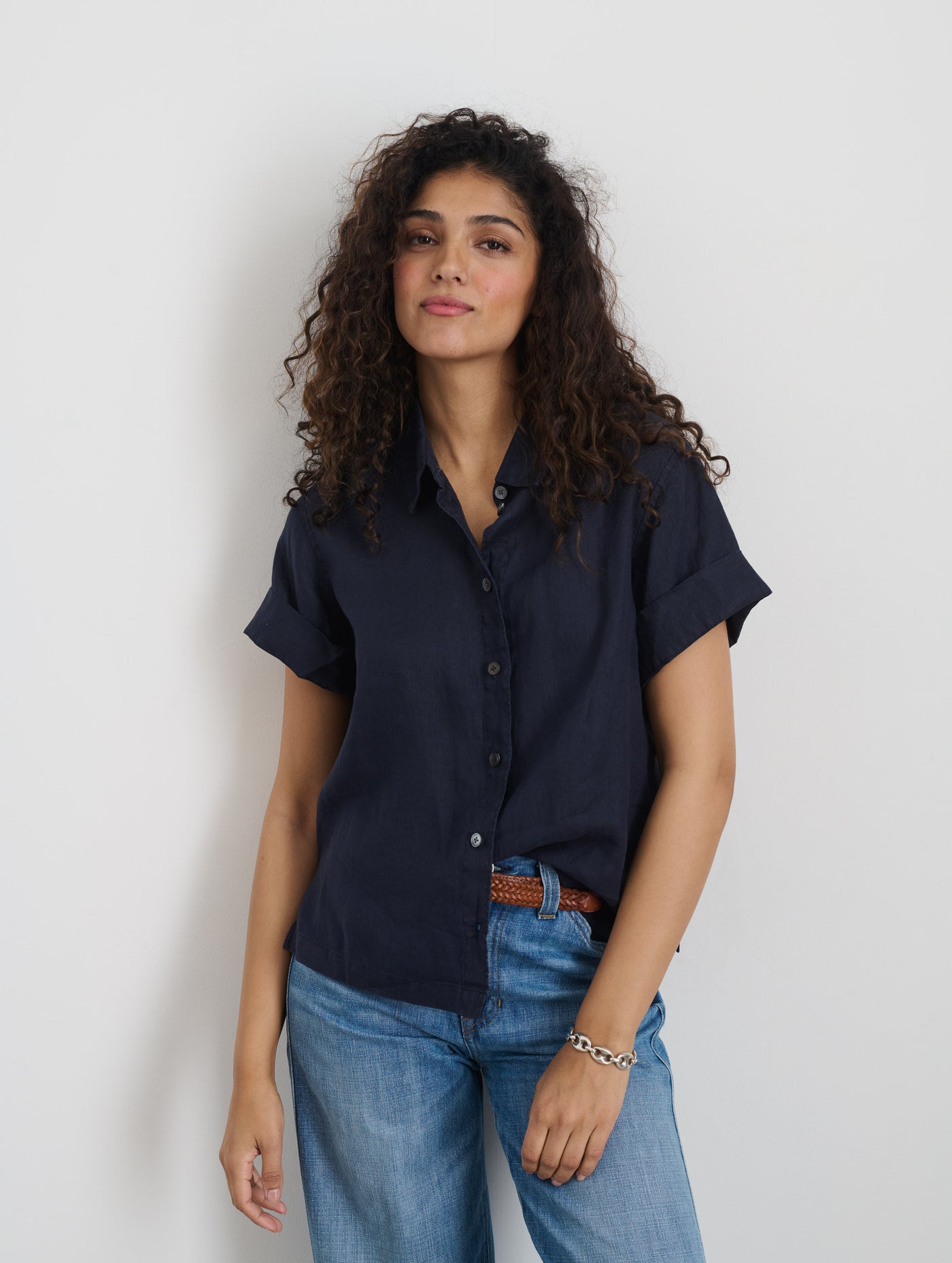 Maddie Shirt In Linen