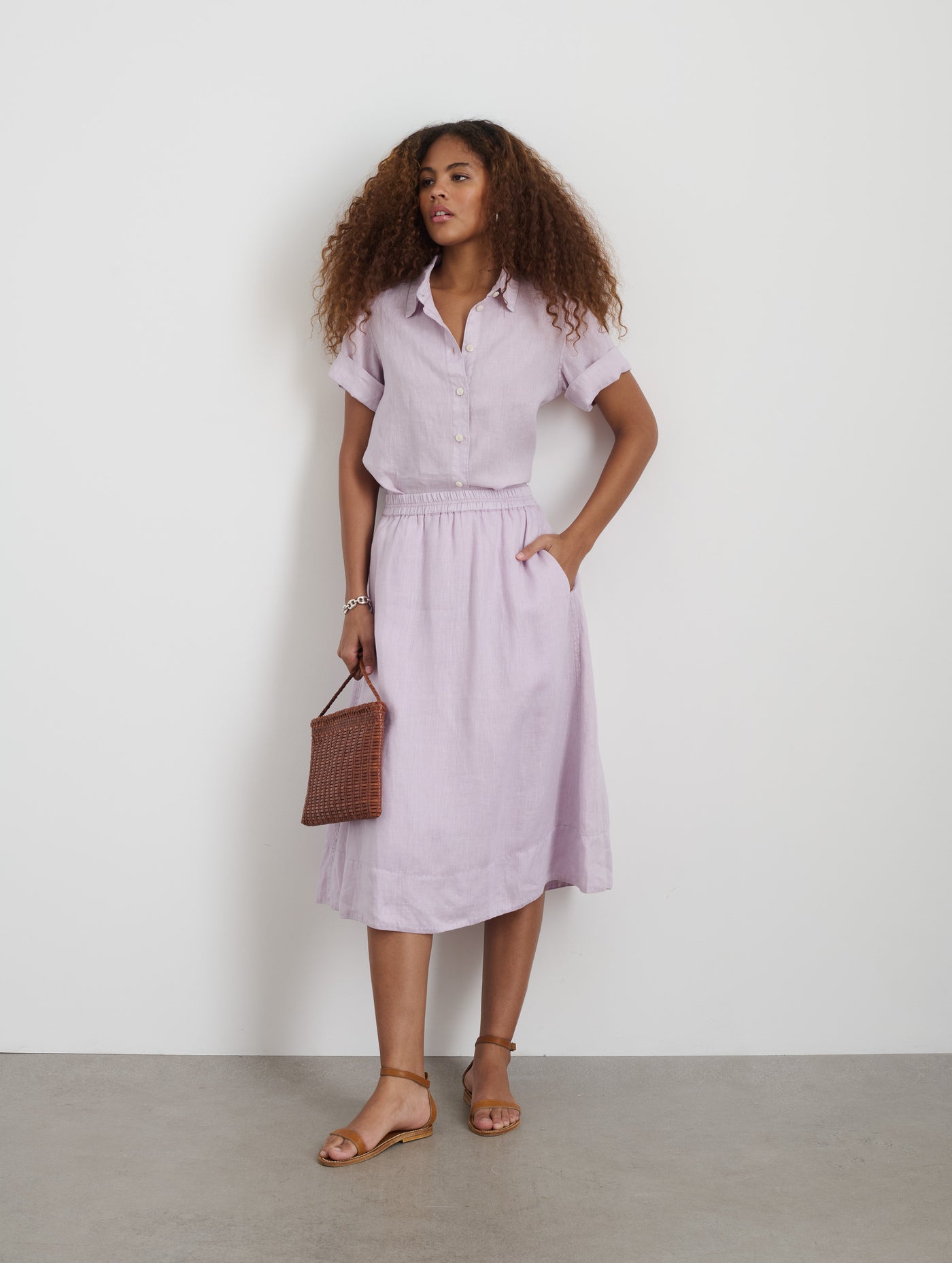 Maddie Skirt in Linen