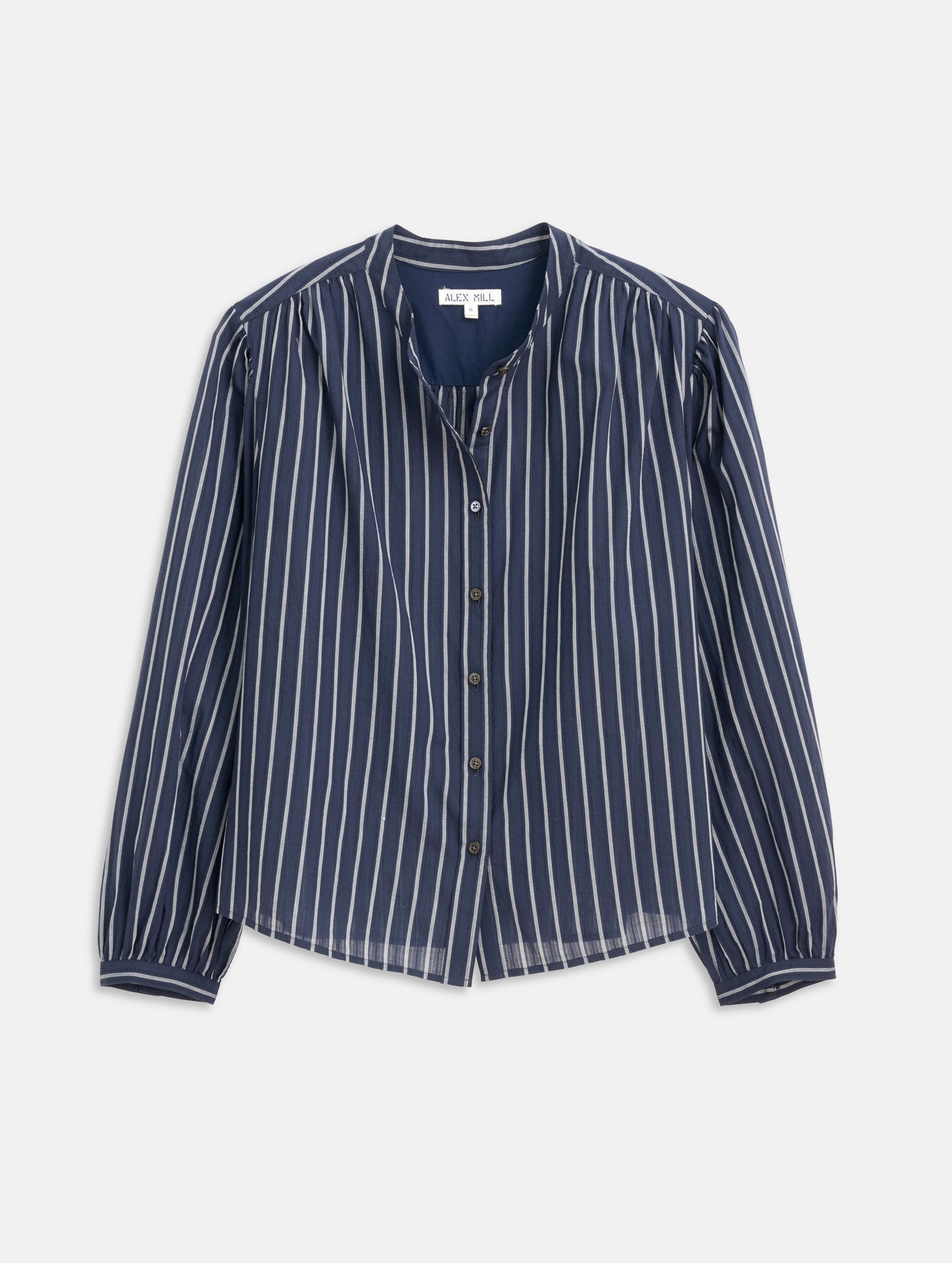 Ali Striped Top In Cotton Voile