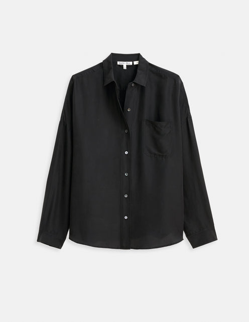 Jo Pocket Shirt In Silk