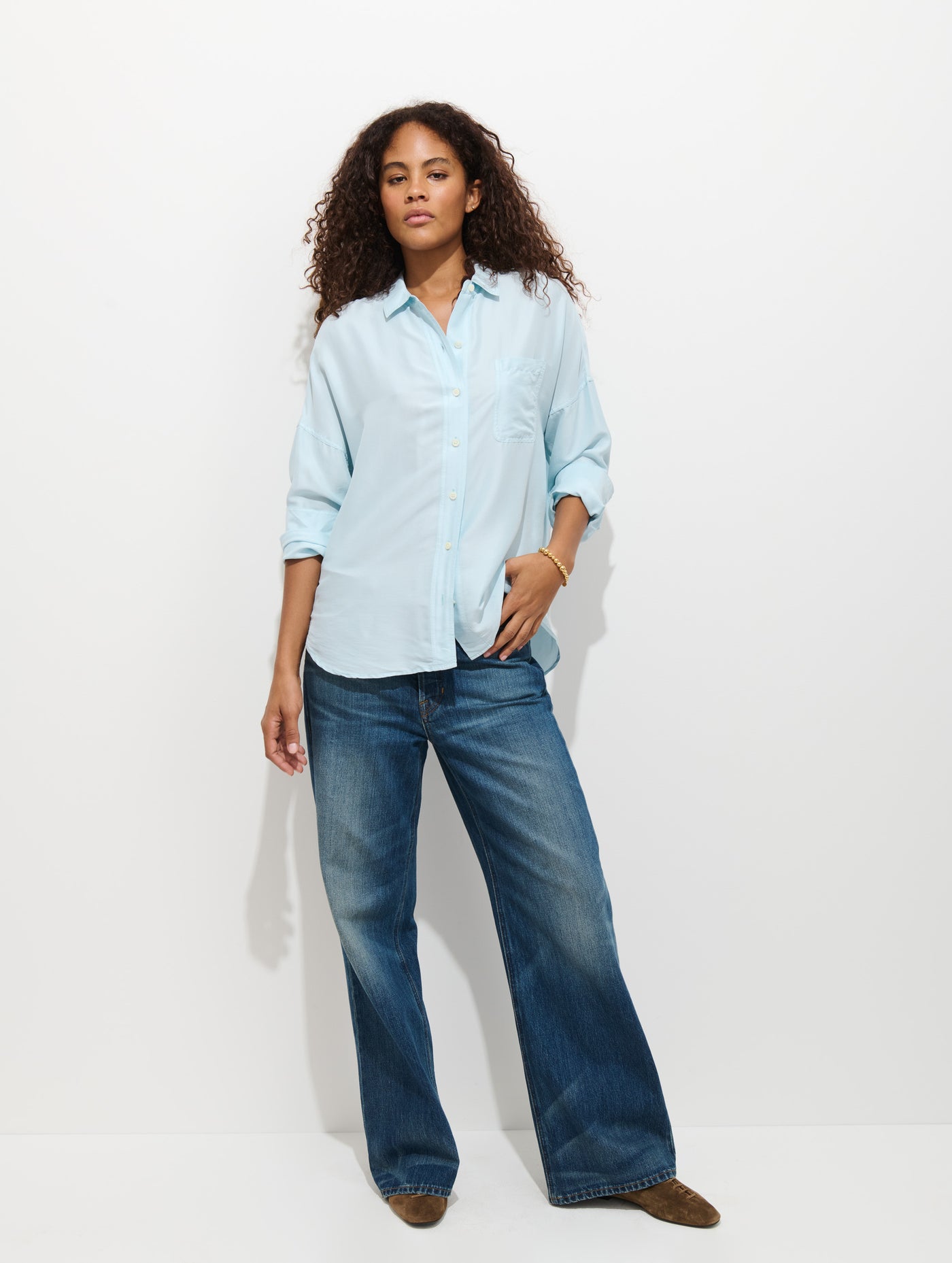 Jo Pocket Shirt In Silk