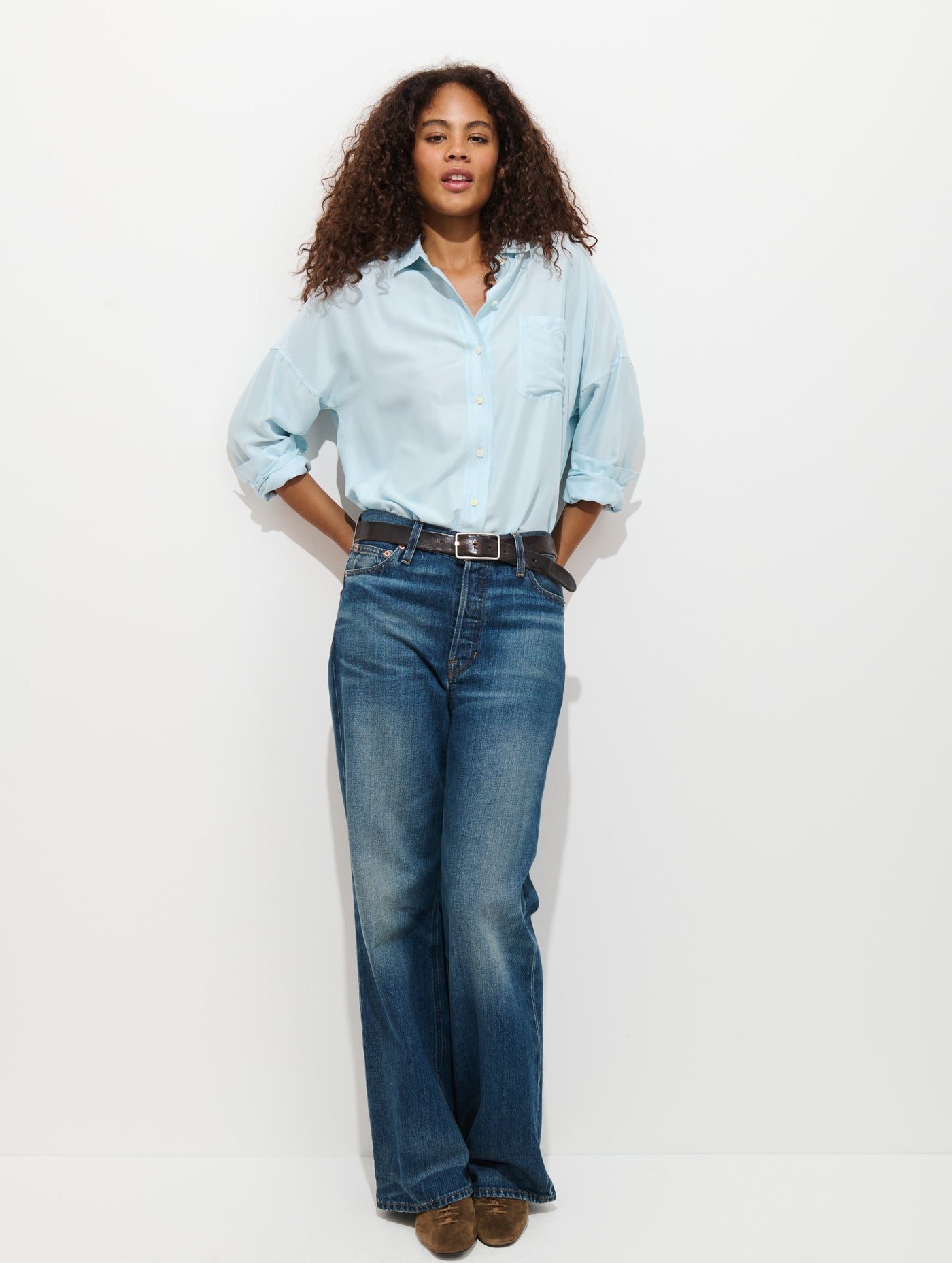 Jo Pocket Shirt In Silk