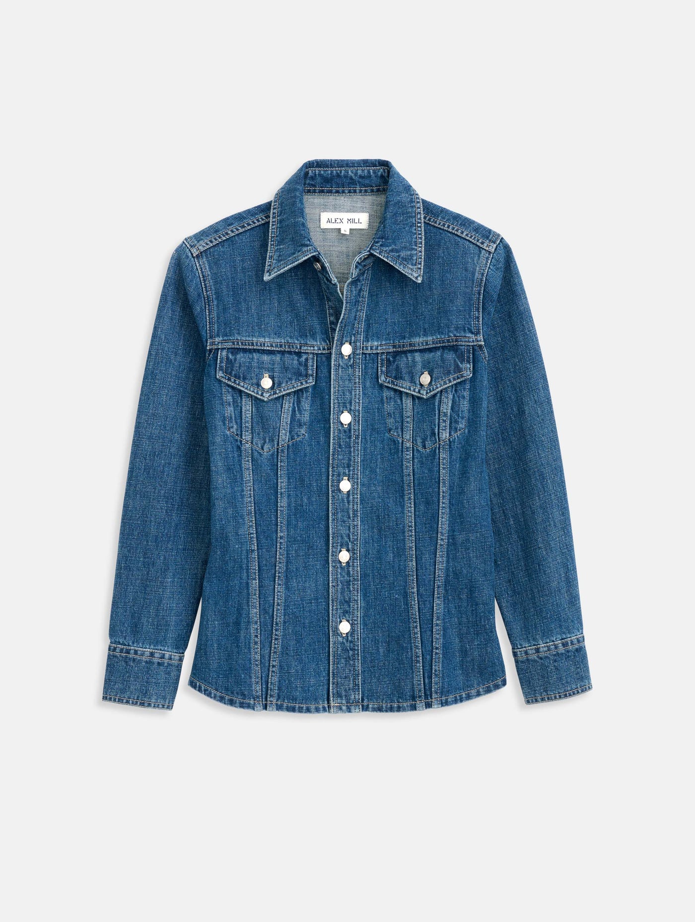 Annabelle Shirt in Denim Sapporo Wash / Xs | Alex Mill Annabelle Shirt in Denim Sapporo Wash / Xs | Alex Mill