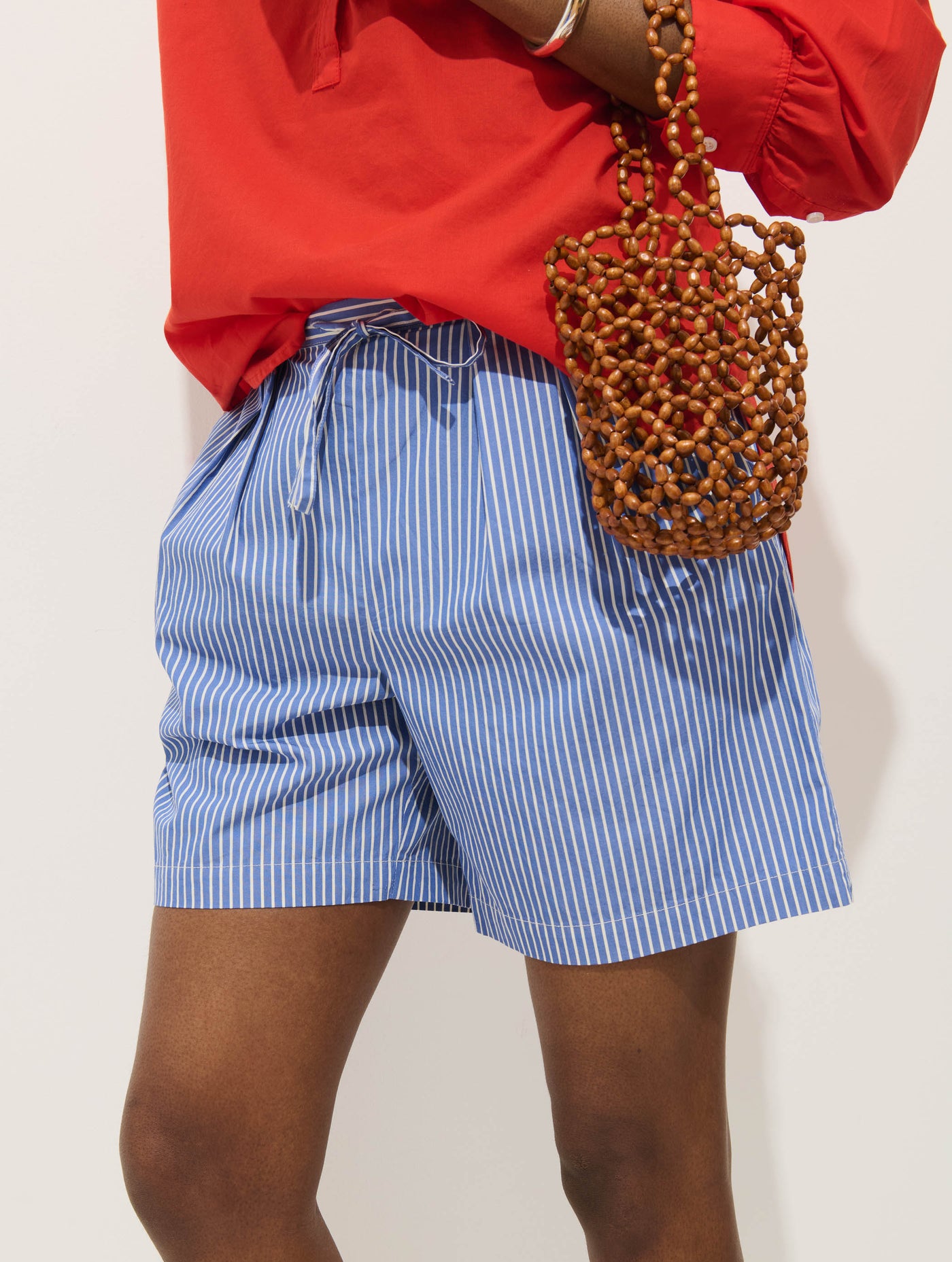 Hudson Striped Short In Poplin