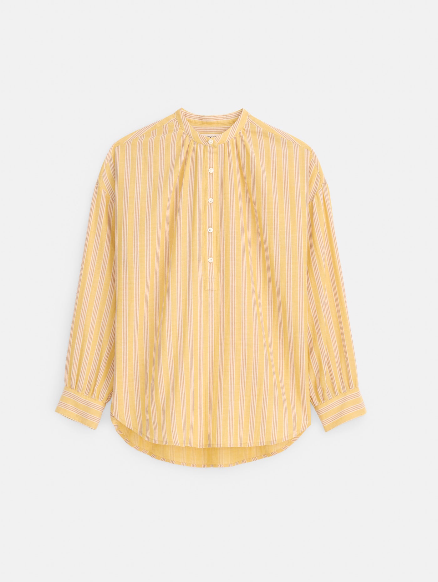 Nina Striped Popover In Double Gauze