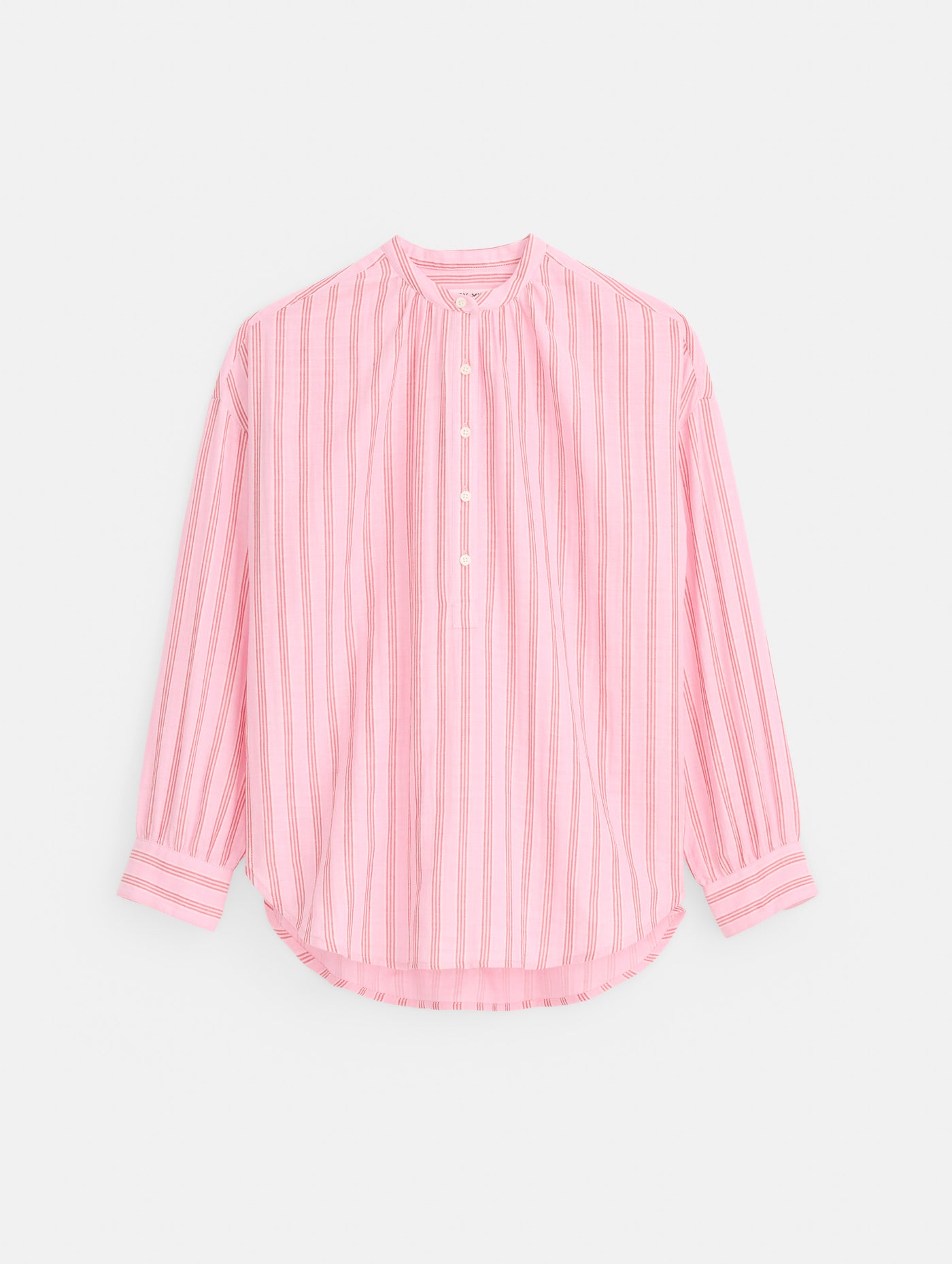 Nina Striped Popover In Double Gauze