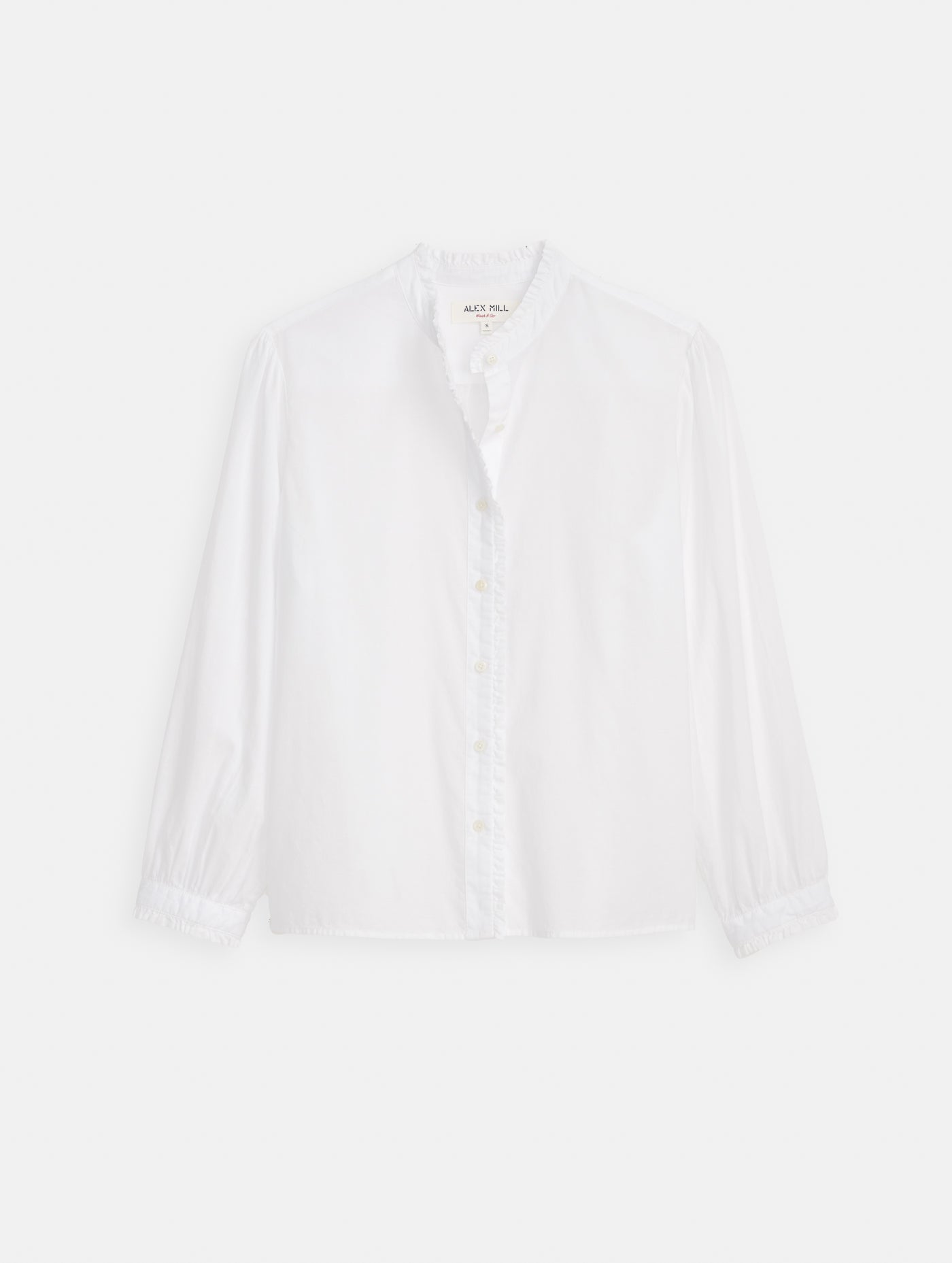 Chantilly Ruffle Shirt In Cotton Voile