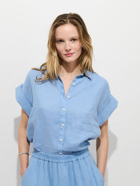 Maddie Blouse In Linen