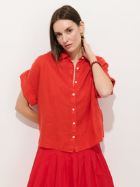 Maddie Blouse In Linen