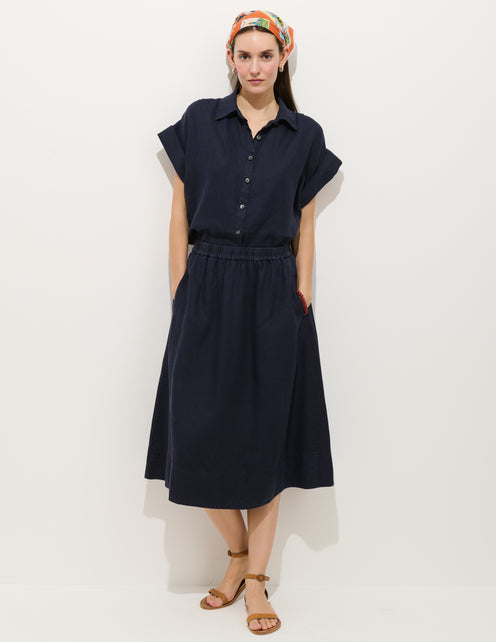 Maddie Skirt In Linen