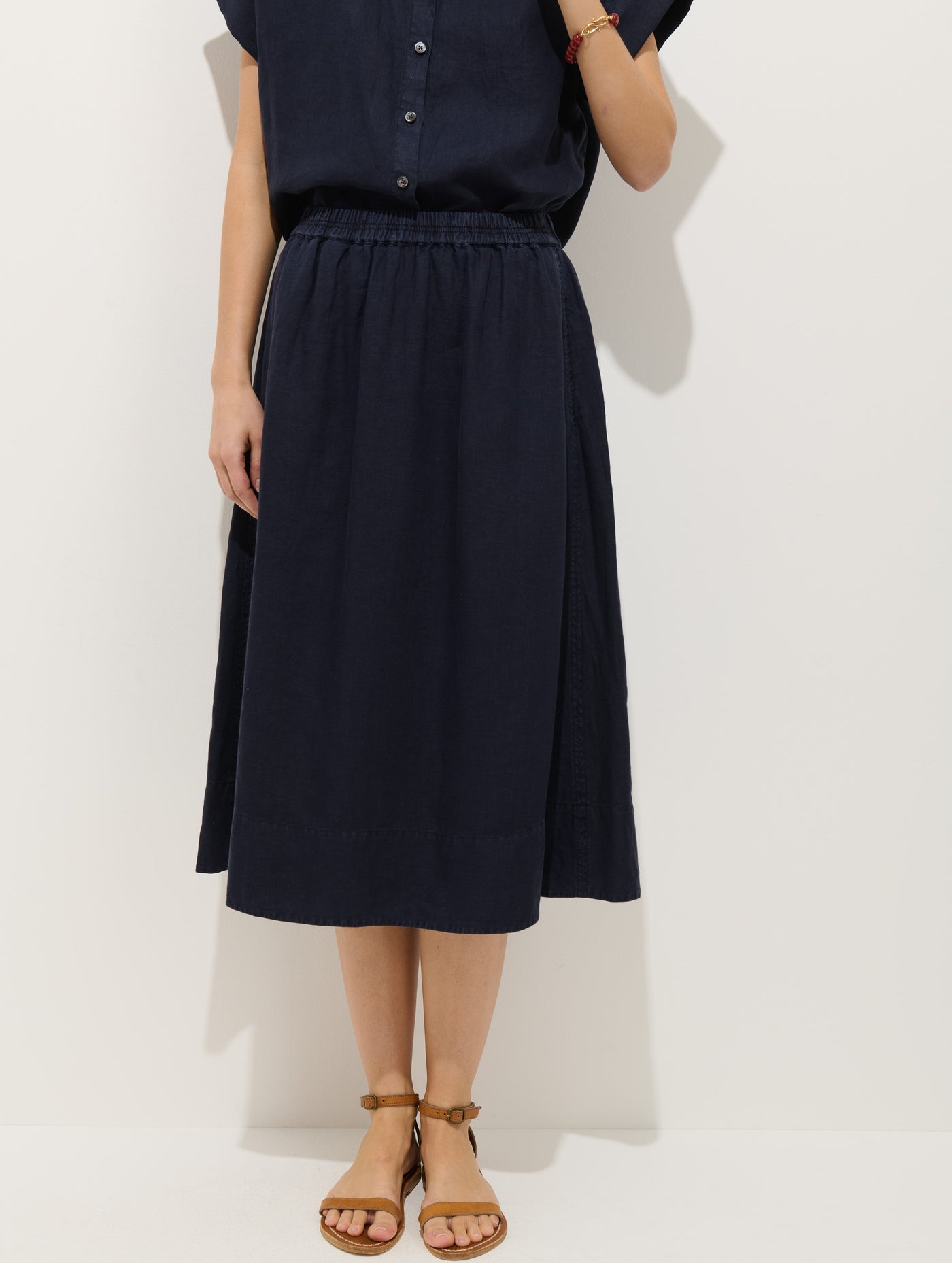 Maddie Skirt In Linen