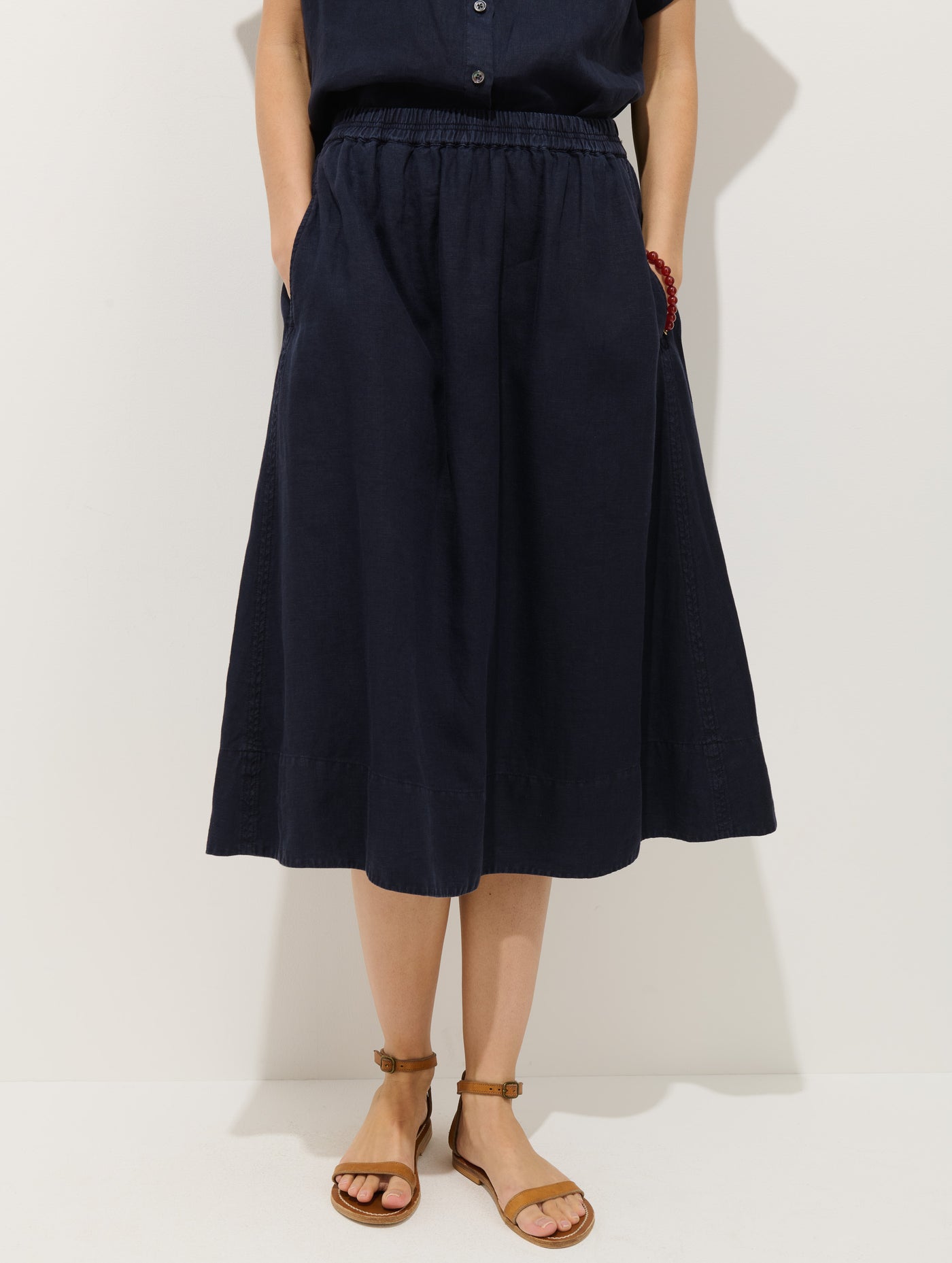 Maddie Skirt In Linen