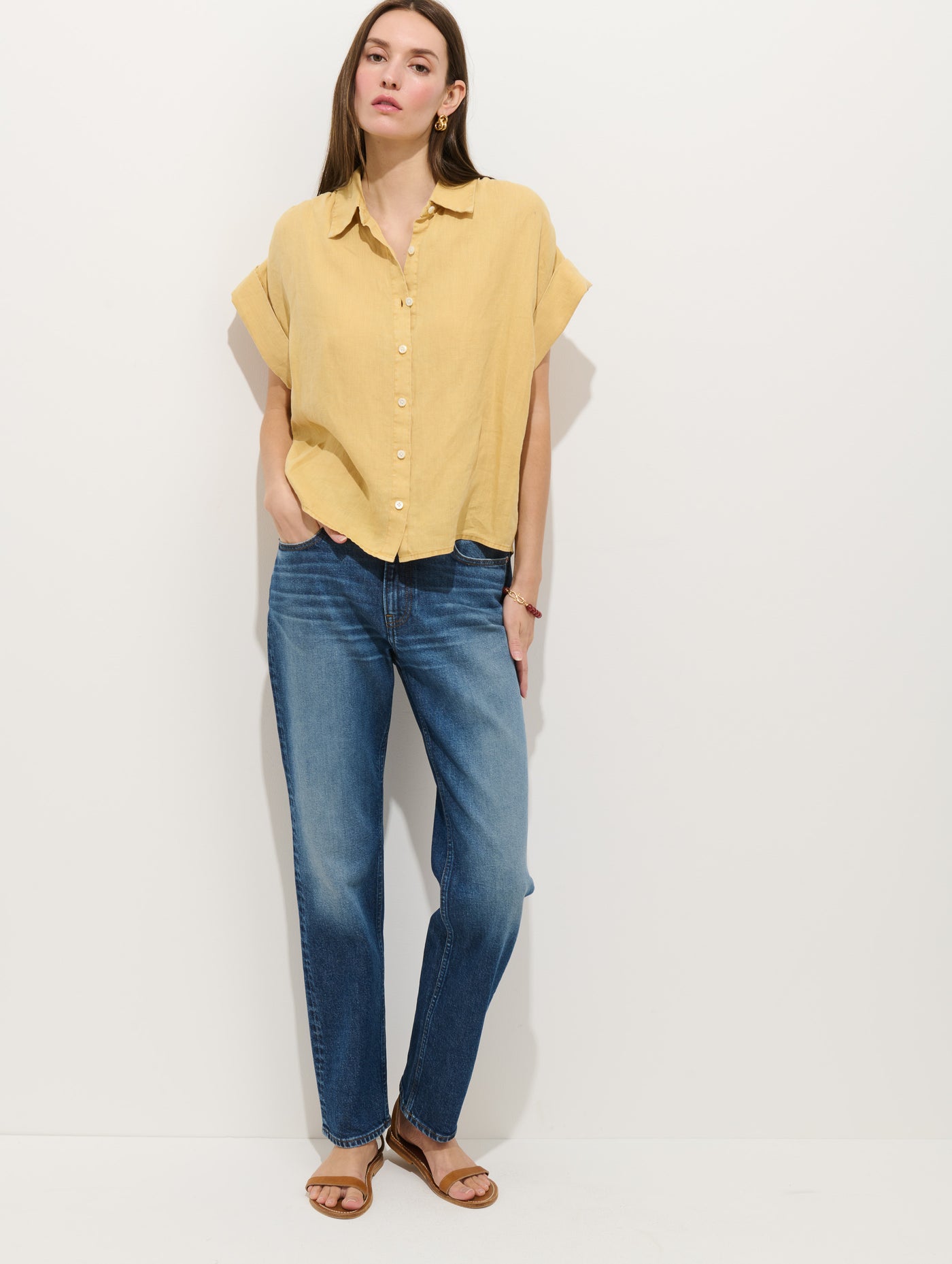 Maddie Blouse In Linen