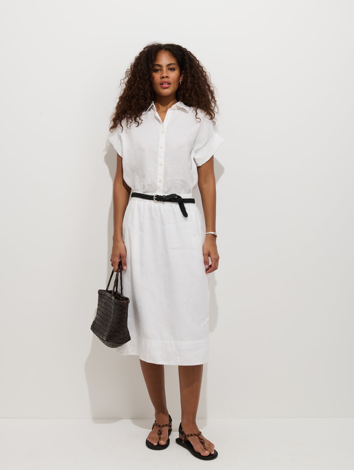 Maddie Skirt In Linen