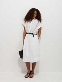 Maddie Skirt In Linen