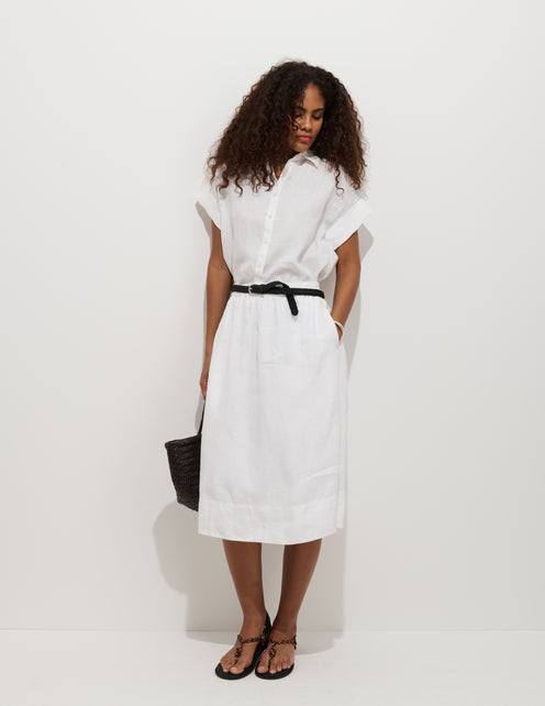 Maddie Skirt In Linen