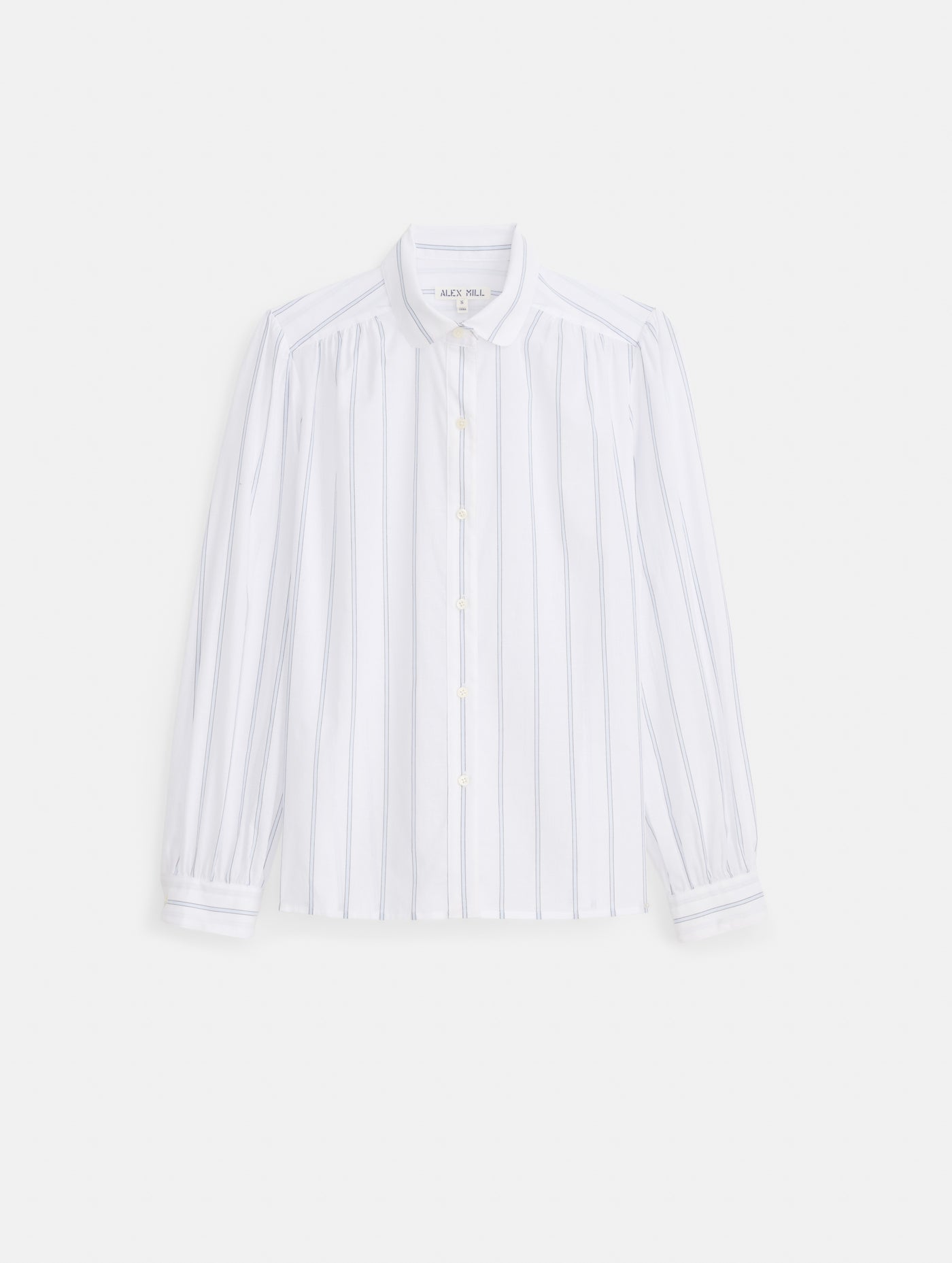 Hannah Striped Shirt In Cotton Voile