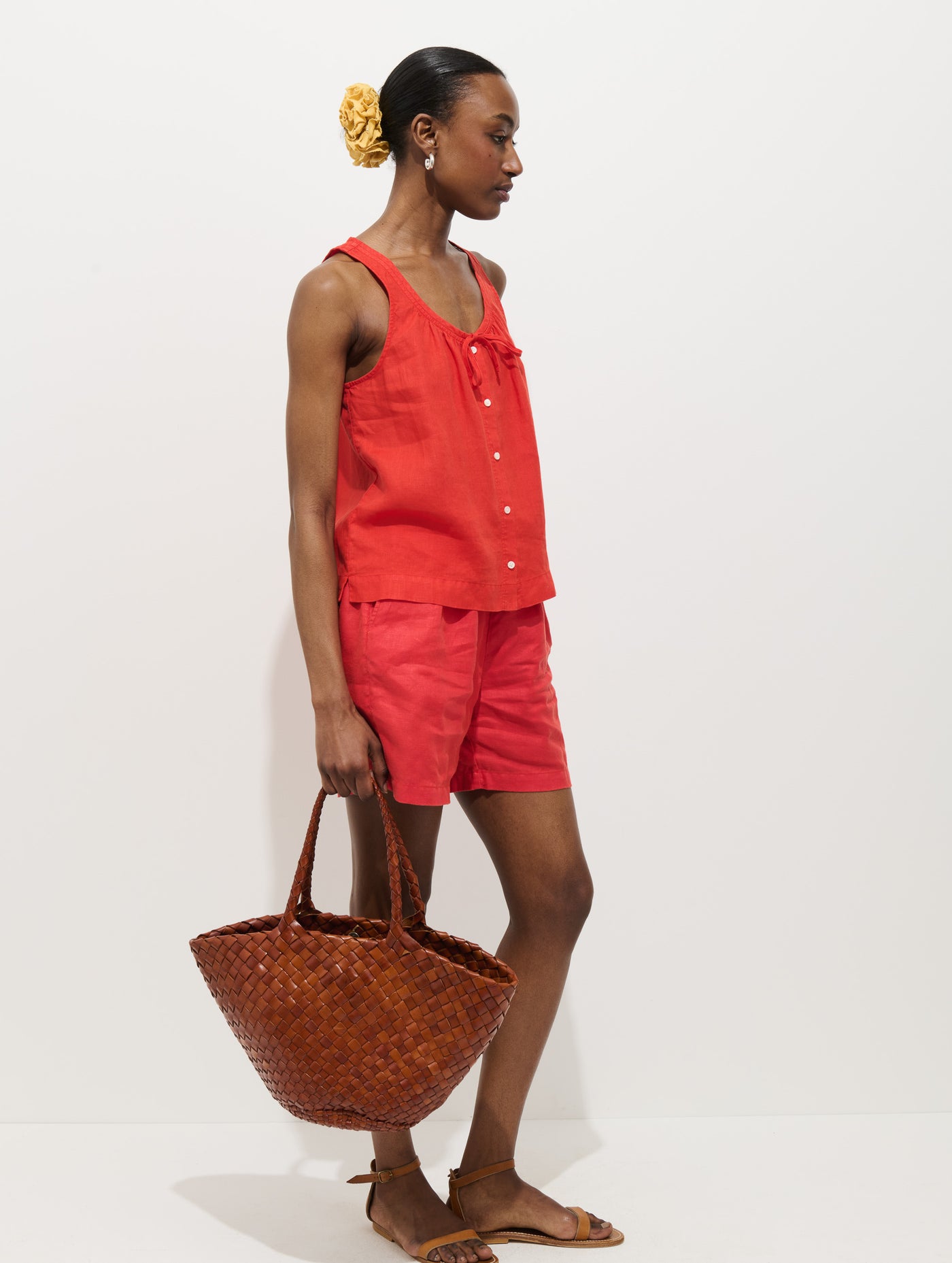 Sidney Top In Linen