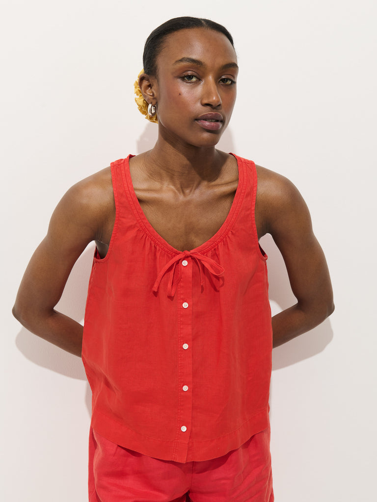 Sidney Top In Linen from Alex Mill - $150