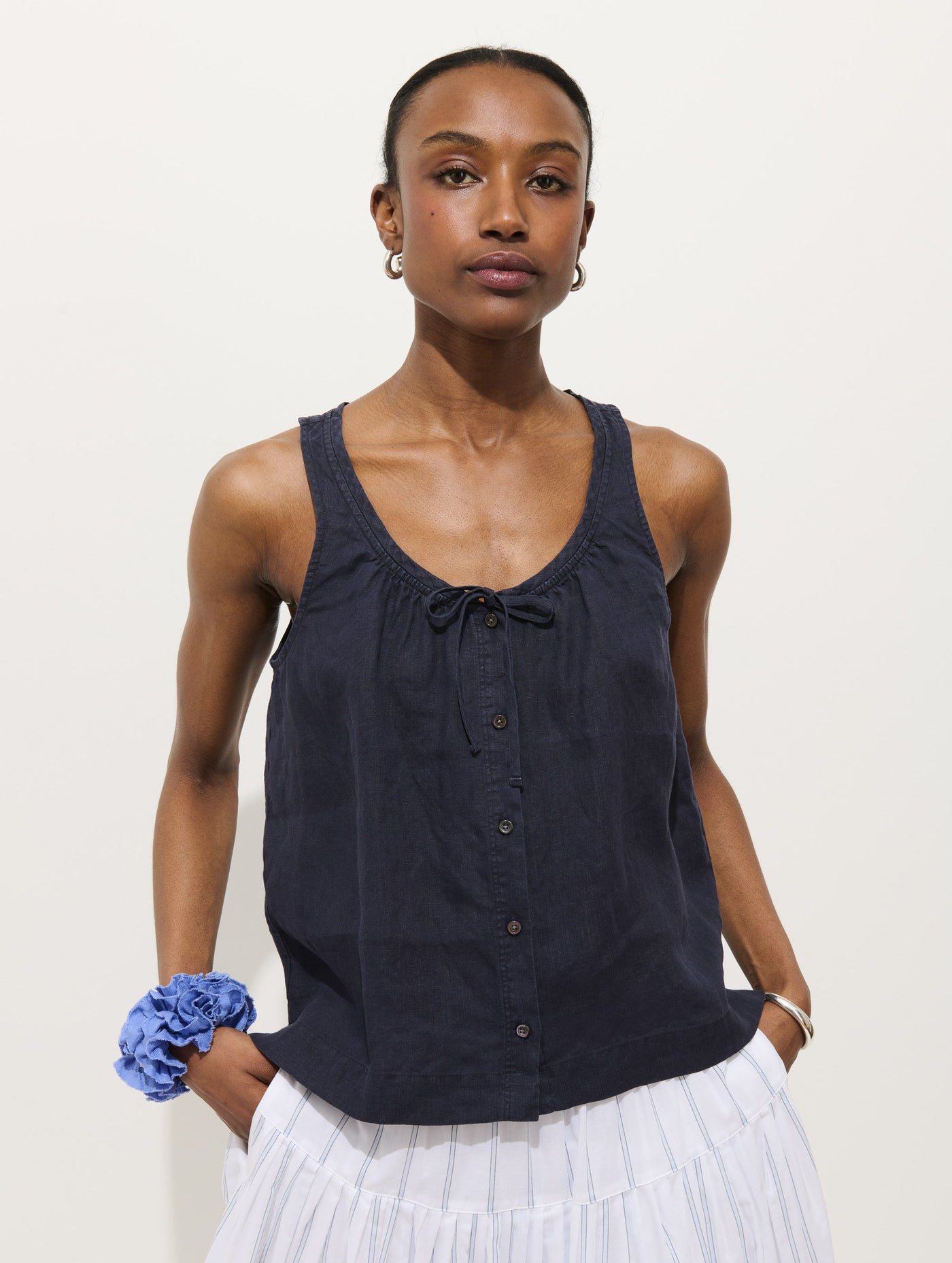 Sydney Top In Linen