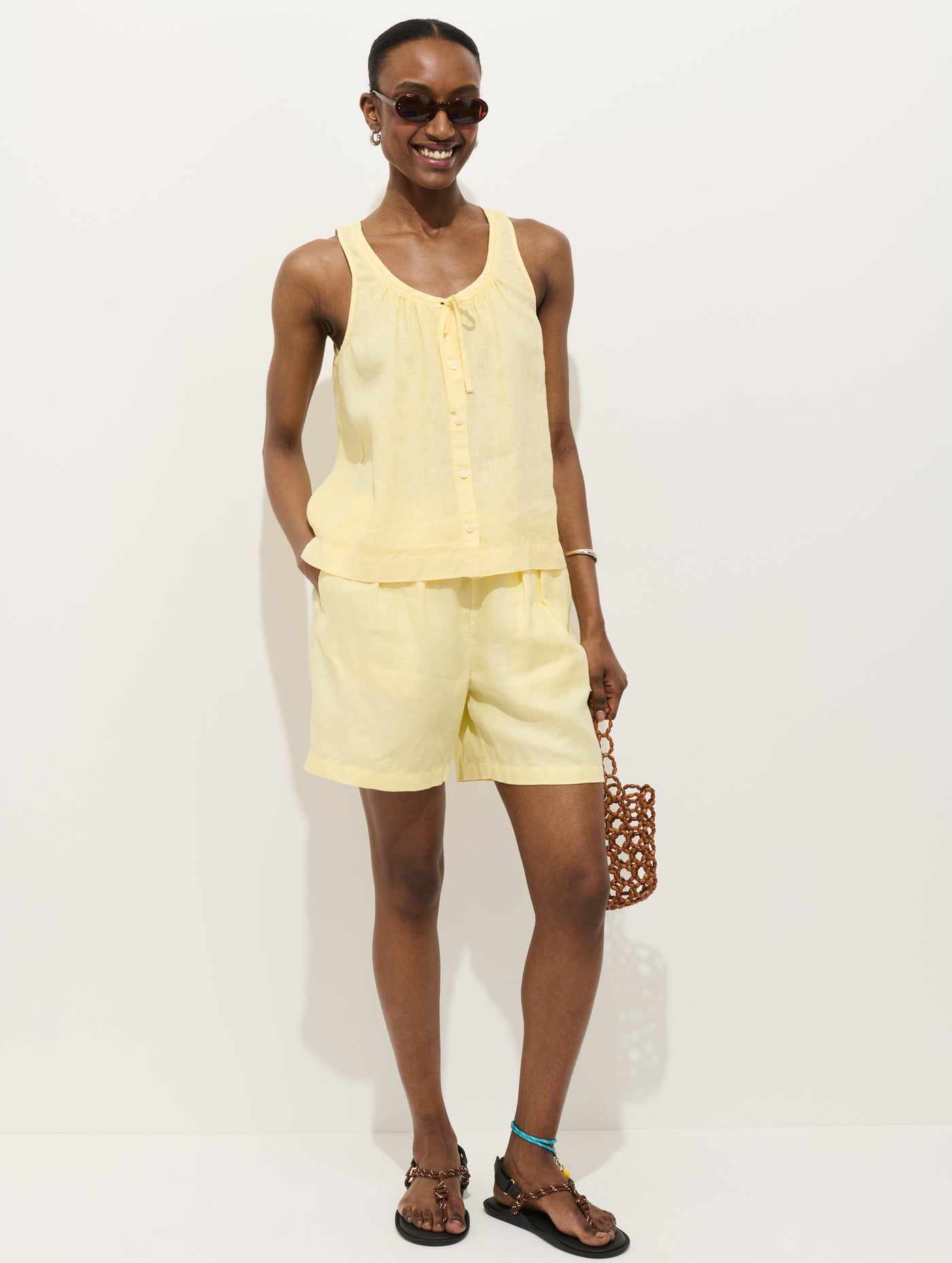 Sydney Top In Linen