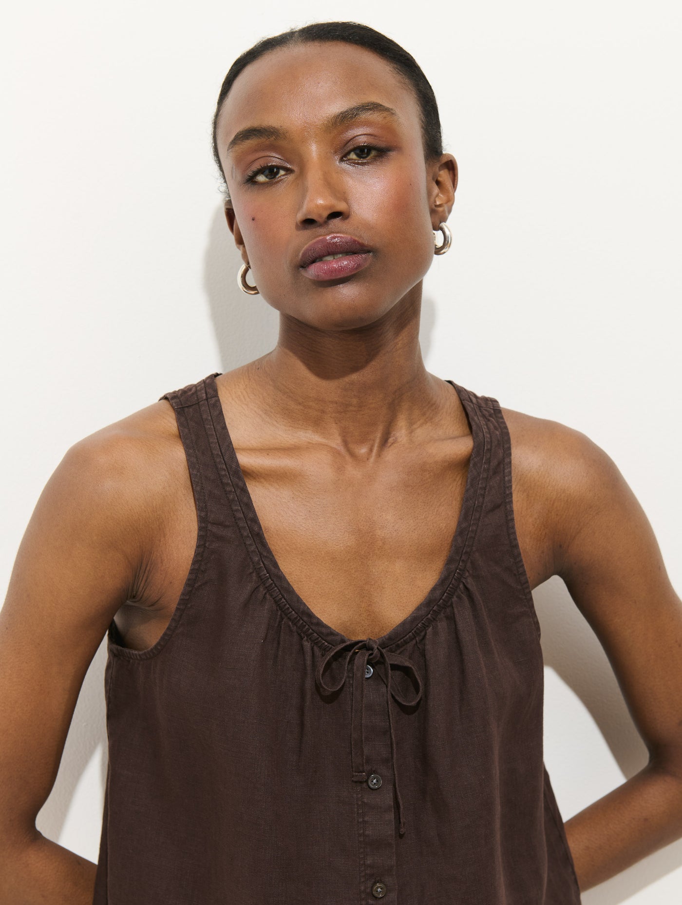 Sydney Top In Linen