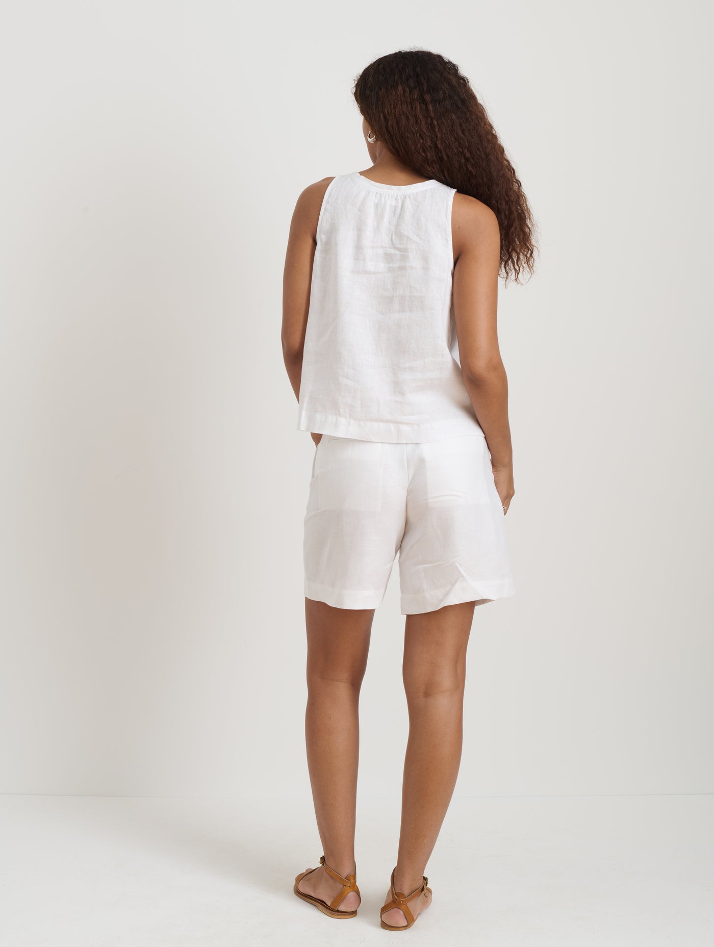 Sidney Top In Linen