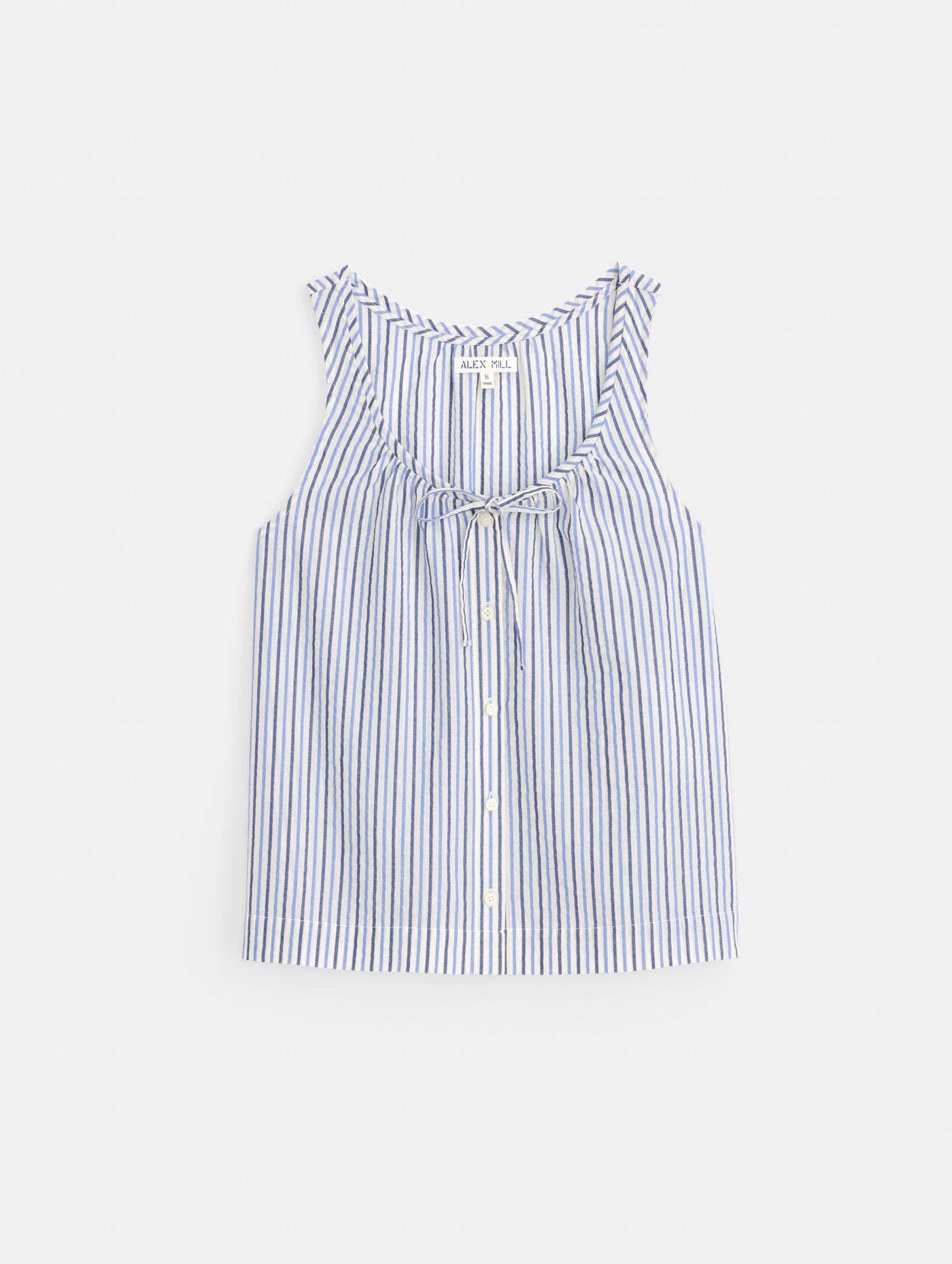 Sidney Stripe Top In Seersucker