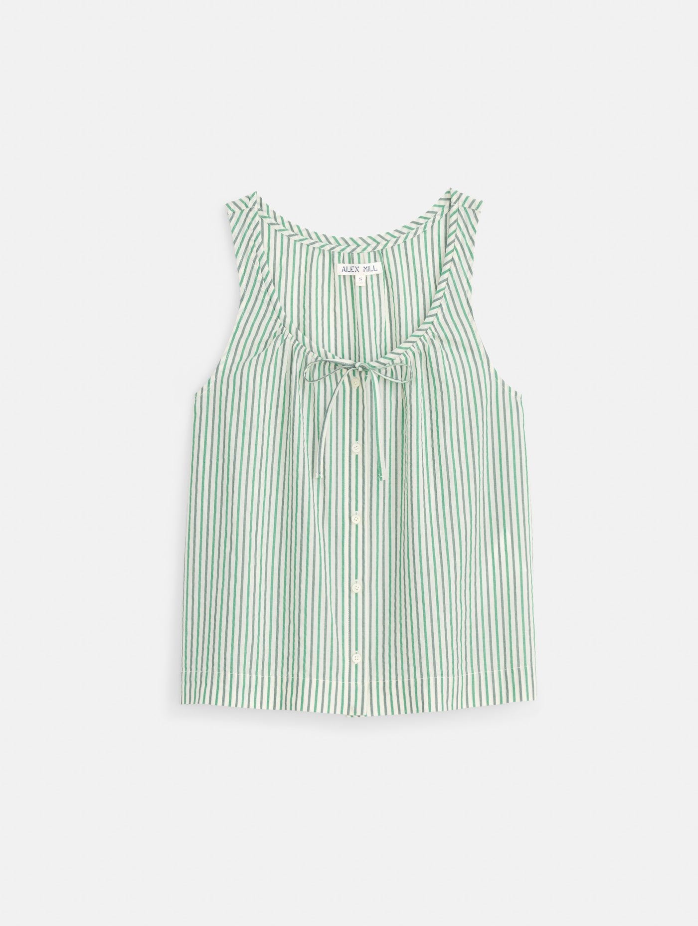 Sydney Stripe Top In Seersucker