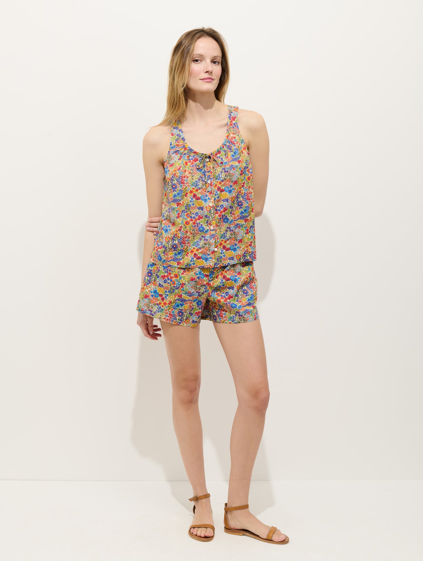 Sidney Floral Top In Liberty Fabric